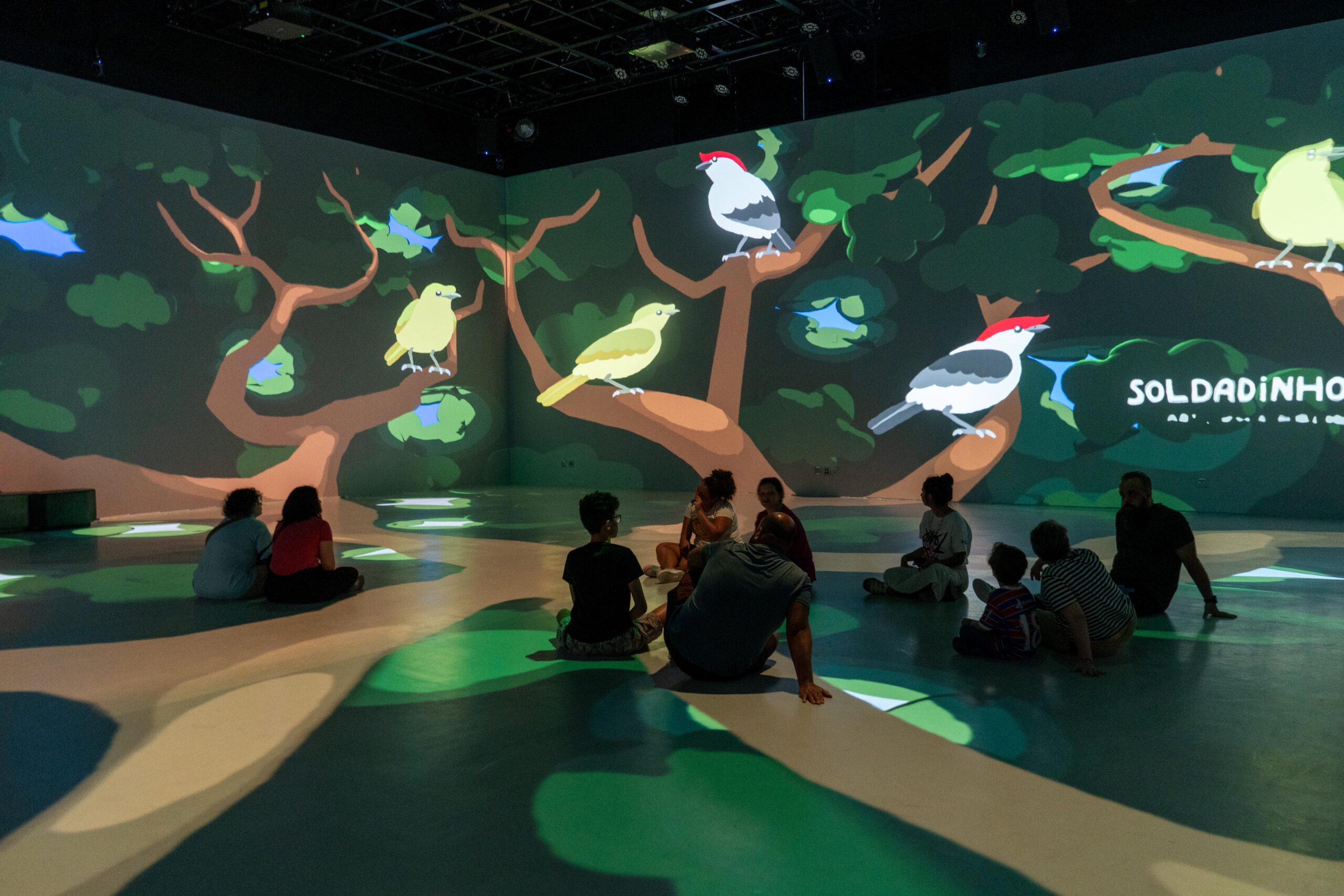 Museu da Imagem e do Som promove sessões adaptadas na sala imersiva para pessoas com autismo 