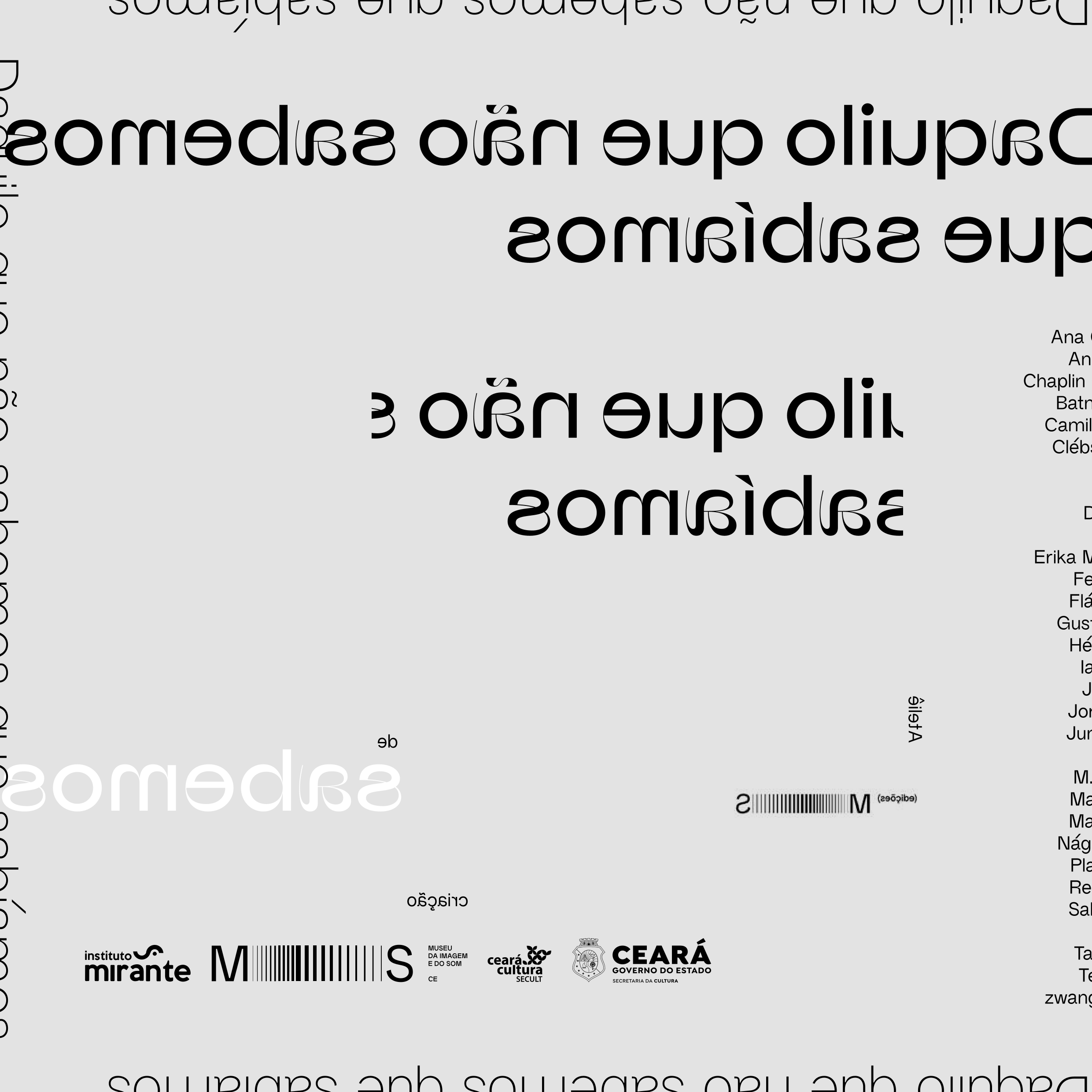 Daquilo que não sabemos que sabíamos